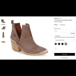 Jeffrey Campbell Cutout Western Boot